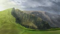 concept art irish cliffs